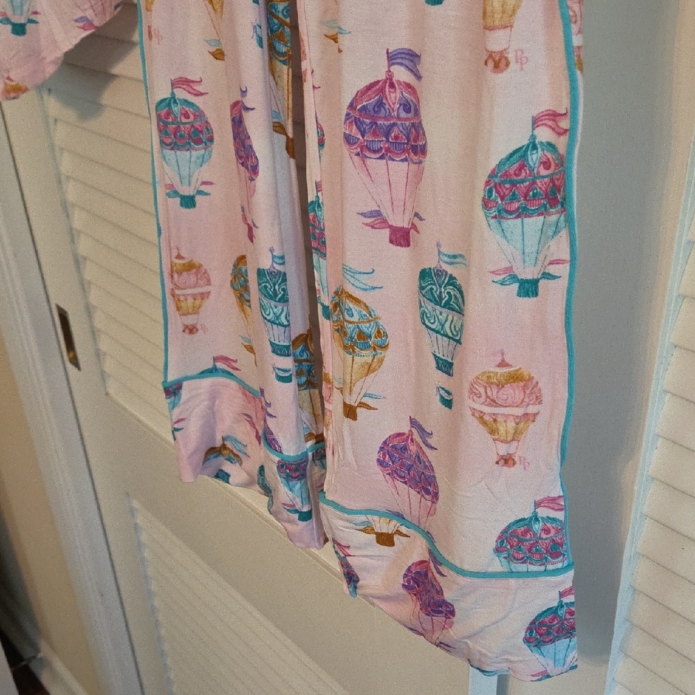 Womwns Hot Air Balloon Pajama Set - Pink - Picture 5 of 7